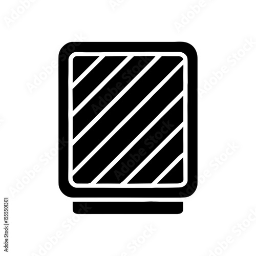 Air filter icon symbolizing engine purification – solid