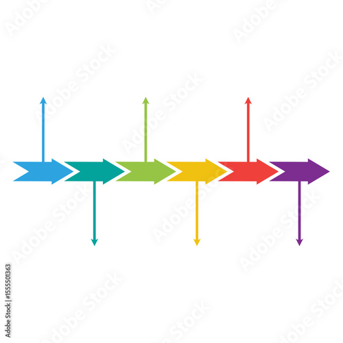 Modern Timeline Infographic Vector Illustration
