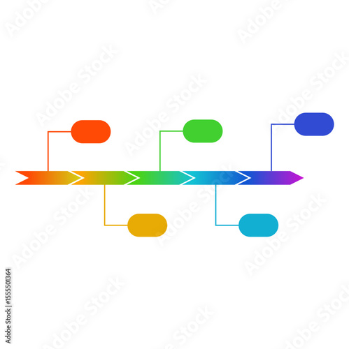 Modern Timeline Infographic Vector Illustration