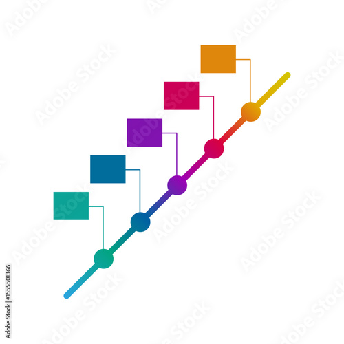 Modern Timeline Infographic Vector Illustration