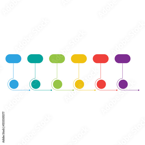 Modern Timeline Infographic Vector Illustration