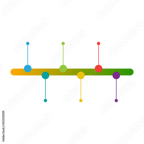 Modern Timeline Infographic Vector Illustration