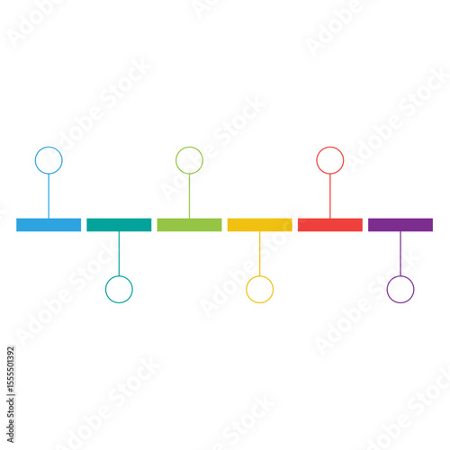 Modern Timeline Infographic Vector Illustration