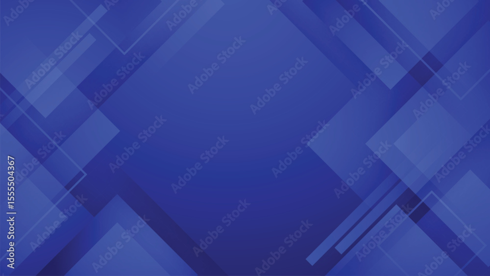 Fototapeta premium Blue Geometric Gradient Vector Background
