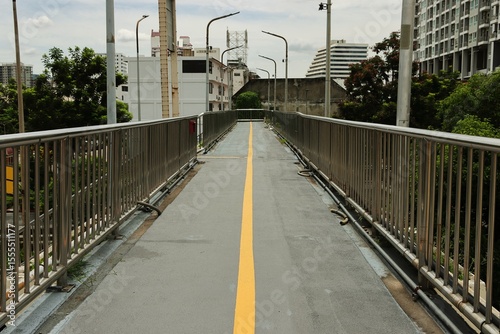 Overhead crosswalk perspective view background