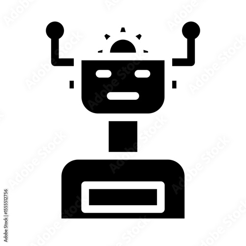 brain process glyph icon