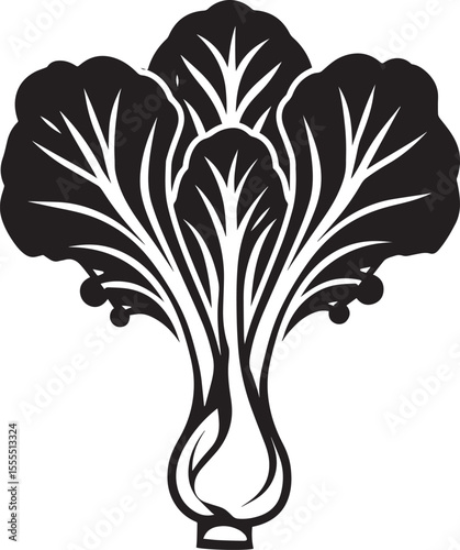 Bok Choy icon clean simple