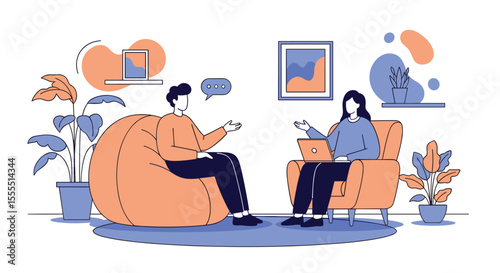 Understanding the Dynamics of a Coaching Session Between Two Professionals in a Relaxed Home Office Environment Focusing on Collaboration and Growth