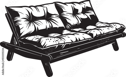 Futon Furniture icon clean simple