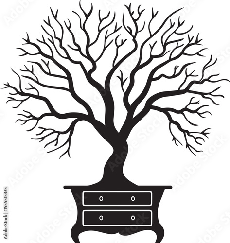 Hall Tree furniture icon clean simple