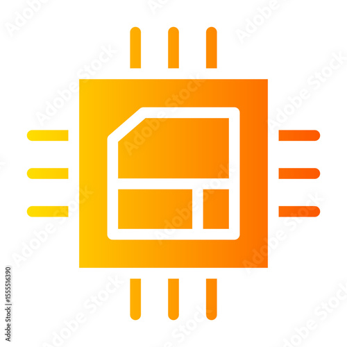 chip gradient icon