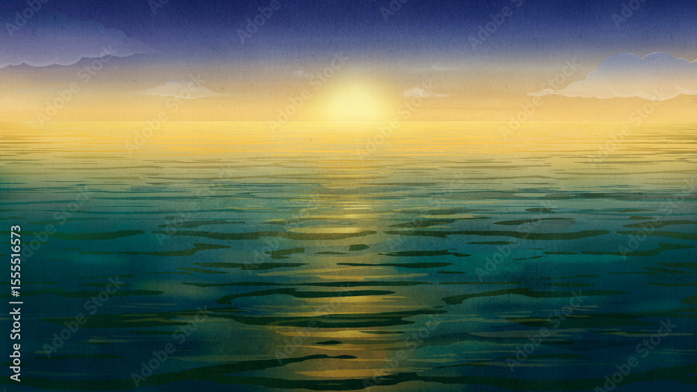 Obraz premium sunset over the sea