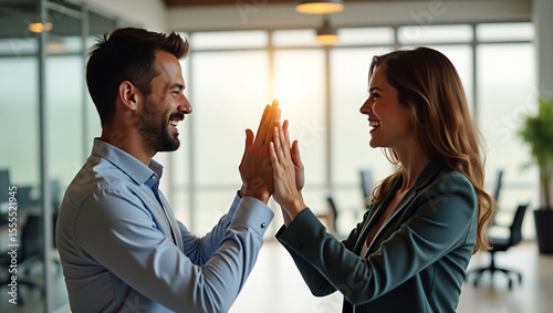 business people shaking hands