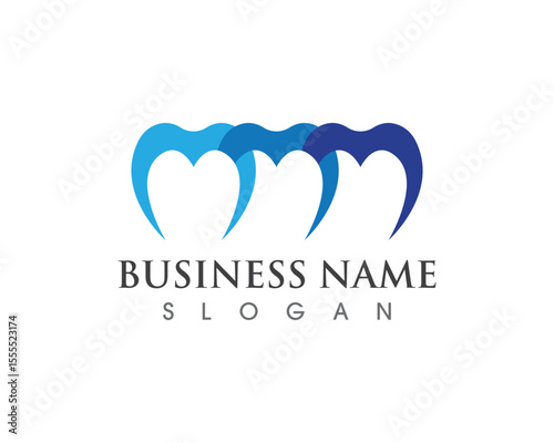 Dental care logo and symbols template icons app