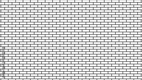 Seamless bright white tiles brick wall texture pattern background, White wall texture brick architecture construction rock stonework retro surface wallpaper.
