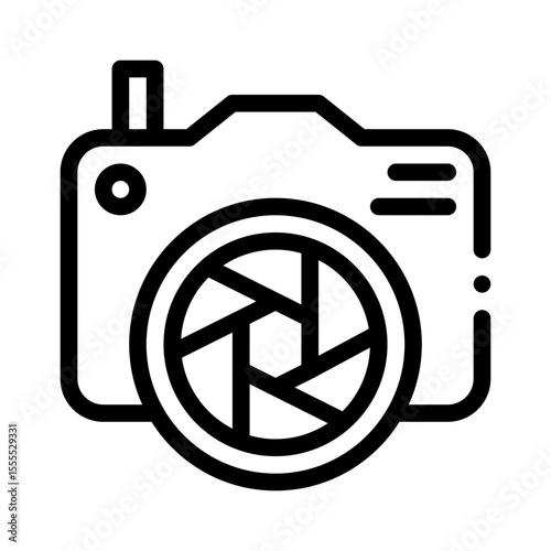 Camera Shutter Button line icon