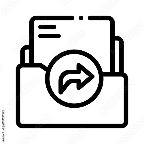 file transfer line icon