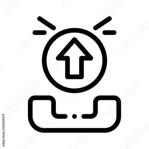 outgoing call line icon