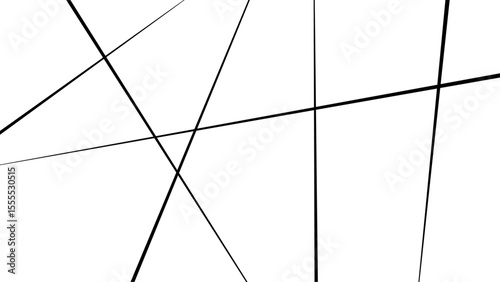 Random chaotic lines abstract geometric pattern, Seamless geometric random chaotic lines background.
