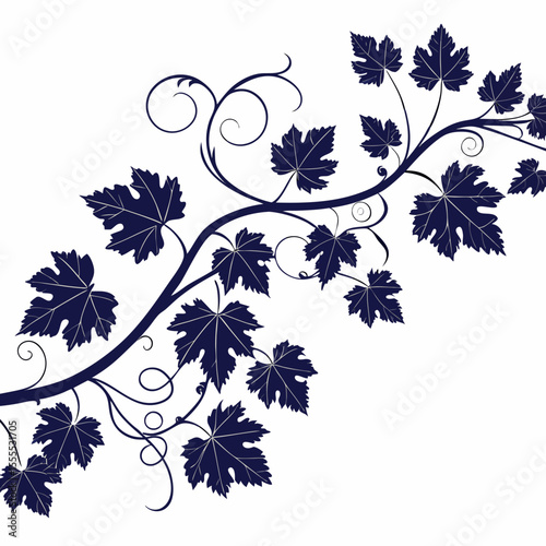 Elegant Floral Corner Ornament Design