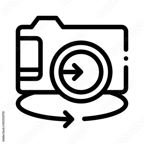 front camera line icon