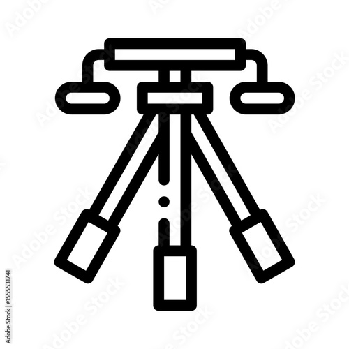 tripod line icon