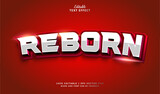 Reborn Editable Text Effect Style 3d Speed Racer Future Glow