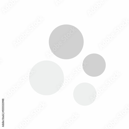 Close-up of gray graph with circles