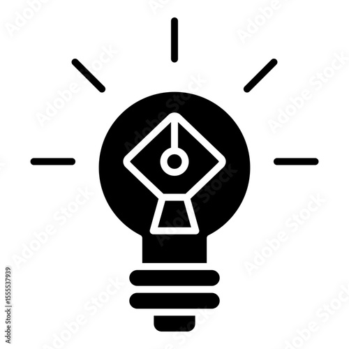 Creating Glyph Icon Vector Illustration
