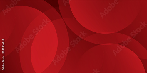 Wallpaper Mural Red abstract background. Dynamic shapes composition. Torontodigital.ca