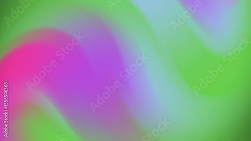 Vibrant Abstract Fluid Gradient Background With Swirling Shades Of Green Pink And Purple Creating A Dynamic And Dreamlike Atmosphere