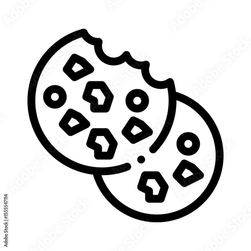 cookie line icon