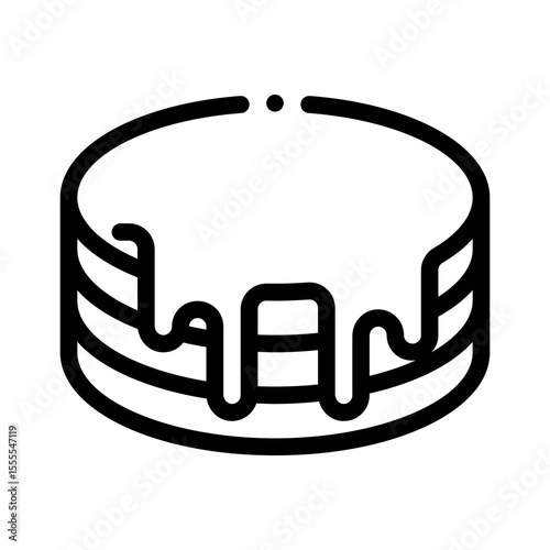 cake line icon