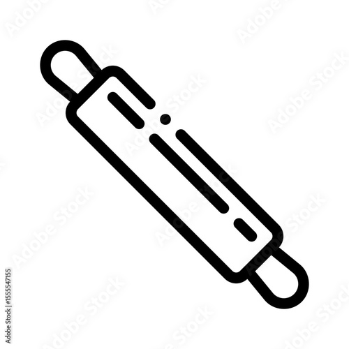 rolling pin line icon
