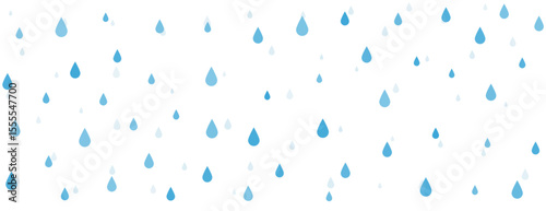 rainy weather water droplet on white background design