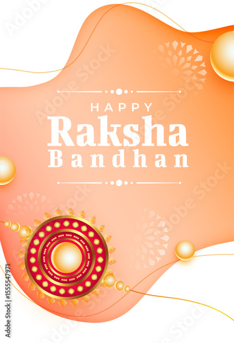 indian cultural raksha bandhan card for brother sister love