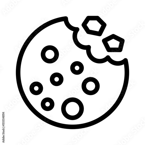 cookie line icon