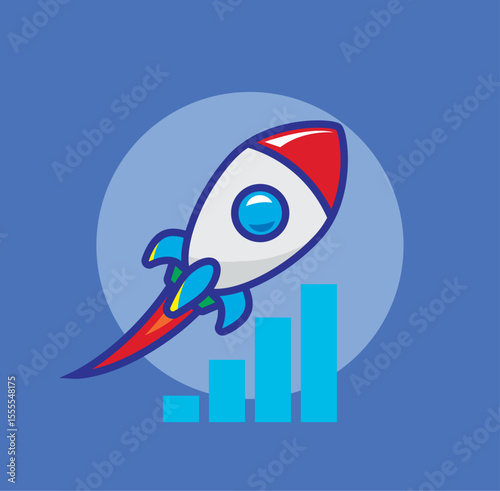 Rocket Entrepreneur for startup growth, teamwork helps development and launch