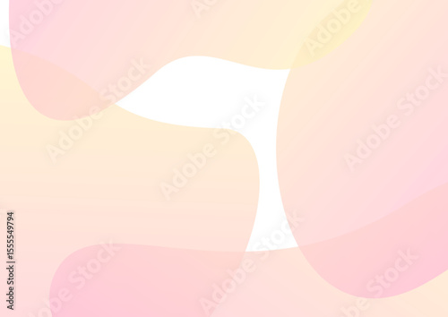 ピンクの液体シェイプの背景