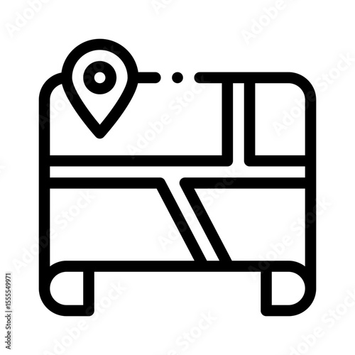 map line icon