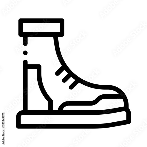 boots line icon