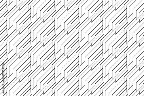 Architectural Line Art Seamless Pattern