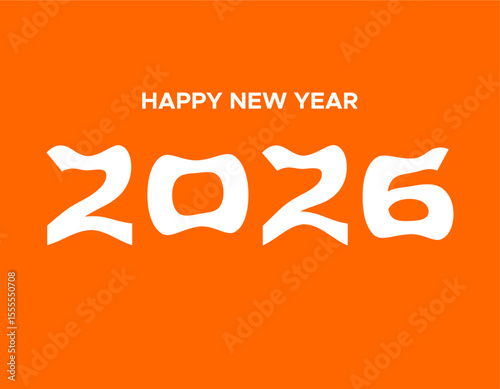 happy new year 2026 vector design element 