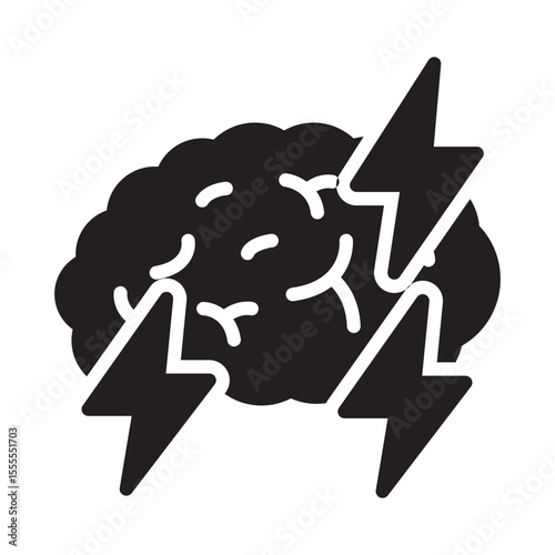 Brainstorming Vector Icon which can easily modify or edit