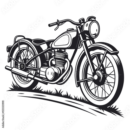 motorcycle vector illustration