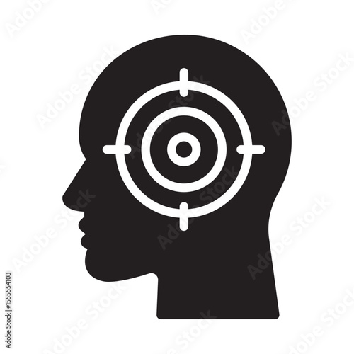 Customer target Vector Icon which can easily modify or edit