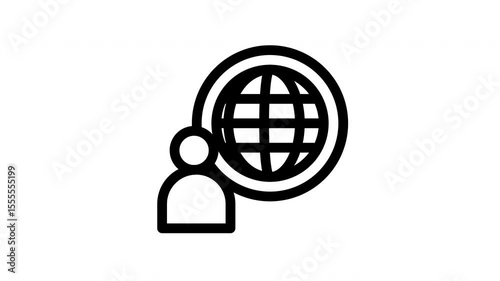 outsource minimalist stroke animation