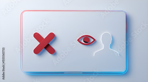 Flat Design Illustration of Incognito Mode and Privacy Protection