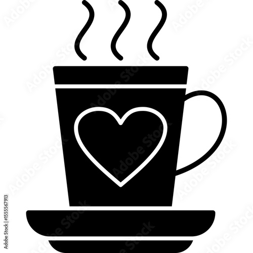 Coffee Heart Icon