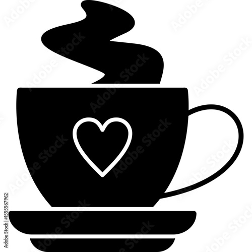 Coffee Heart Icon